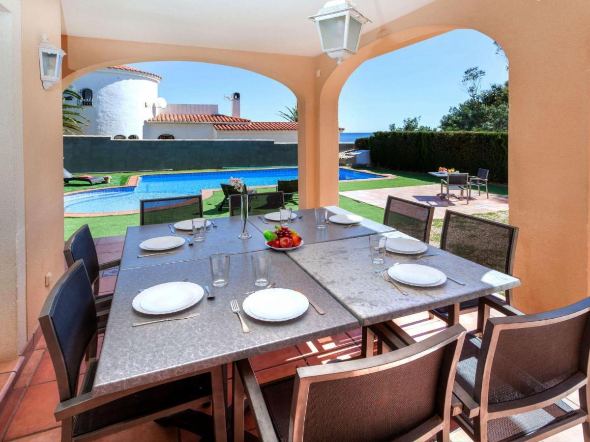 Villa Villa Caleta By Interhome Les Tres Cales Bagian luar foto