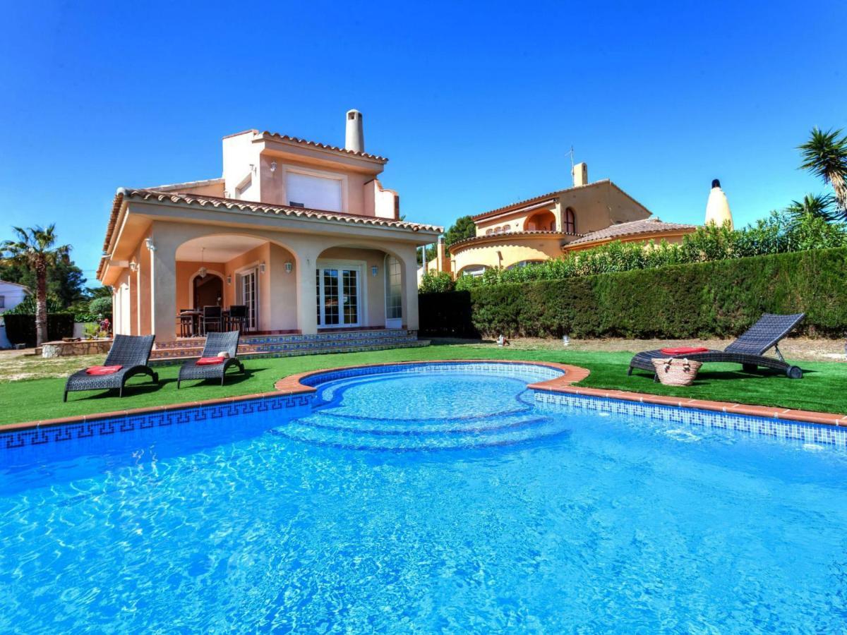 Villa Villa Caleta By Interhome Les Tres Cales Bagian luar foto