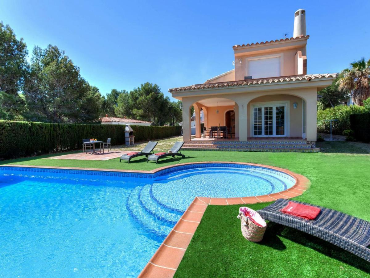 Villa Villa Caleta By Interhome Les Tres Cales Bagian luar foto