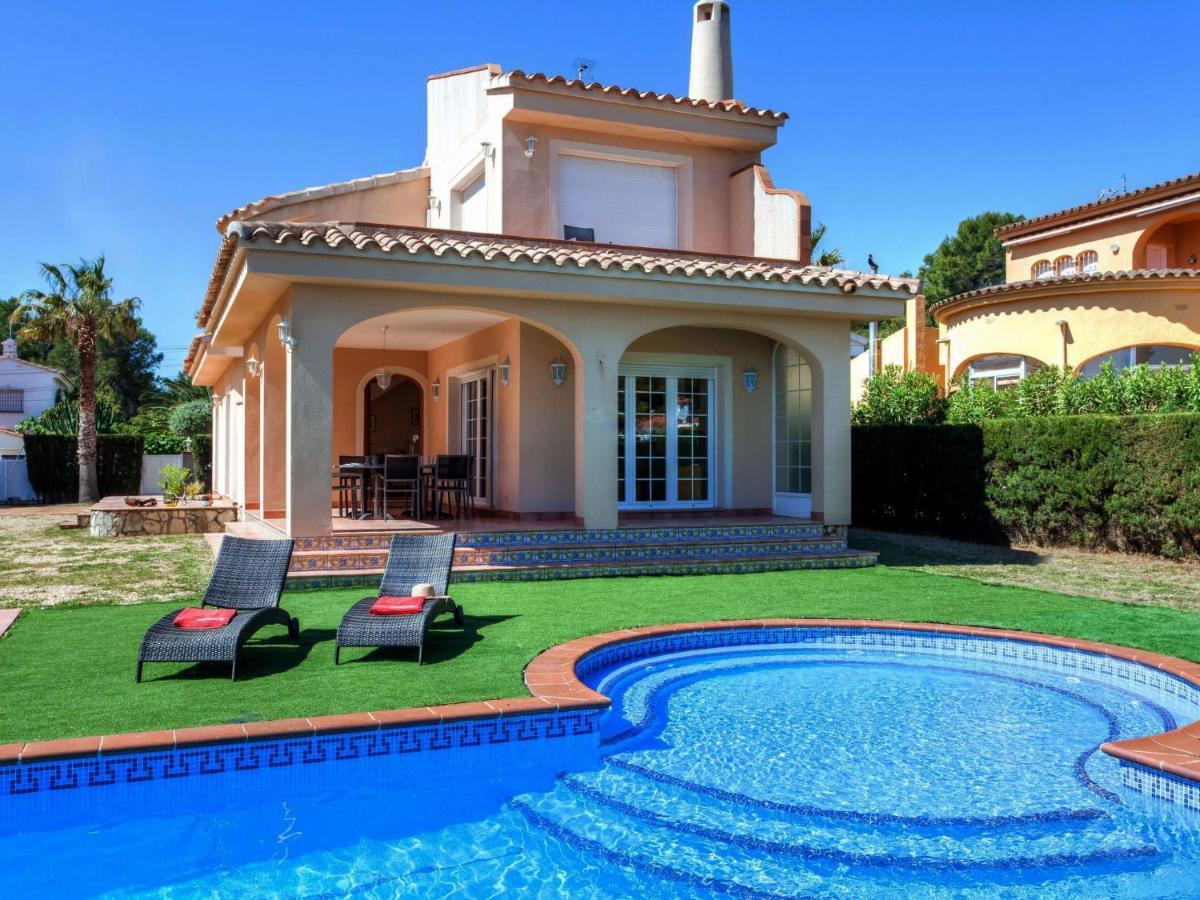 Villa Villa Caleta By Interhome Les Tres Cales Bagian luar foto